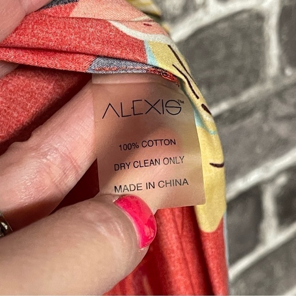 ALEXIS Janna Floral Wrap Dress red - Picture 10 of 14